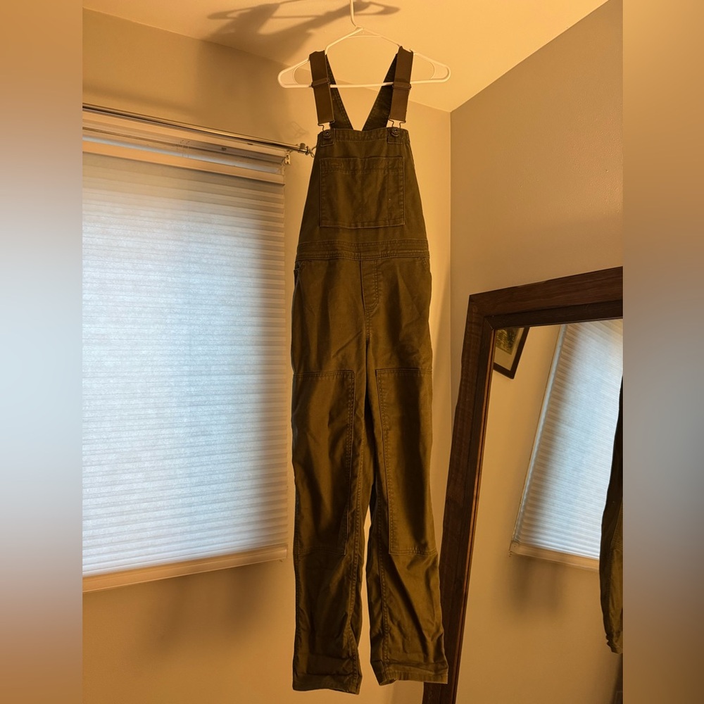REI Women's Olive Green Overalls